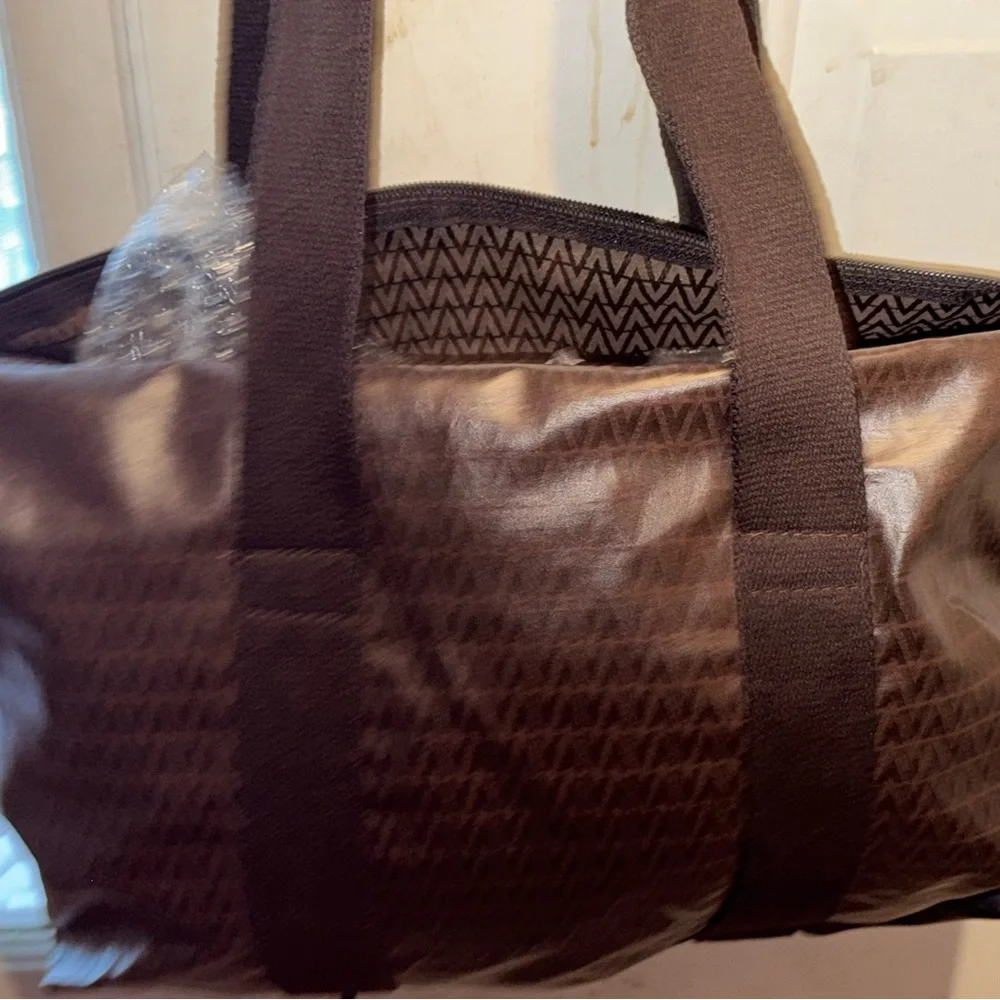 Valentino Brown Patterned Men's Bag